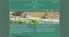 Desktop Screenshot of hotelmolinodelpuente.com